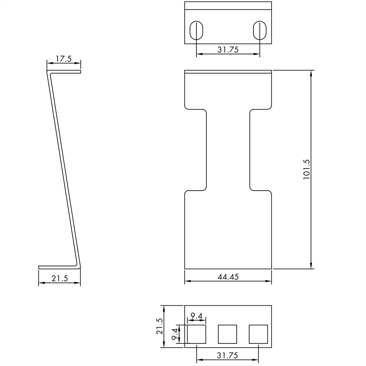 VALUE 19-Zoll-Schrank Tiefenerweiterung, 101,5mm, 1HE
