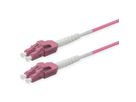 ROLINE LWL-Kabel duplex 50/125µm OM4, LC/LC, UNIBOOT, violett, 2 m