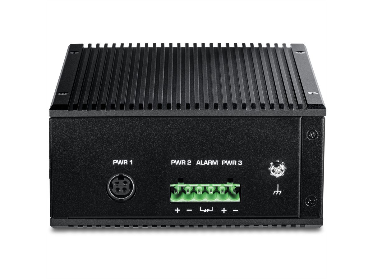 TRENDnet TI-BG5091B DIN-Rail Switch 2,5G 9-Port Industrial PoE++ mit 10G Ports