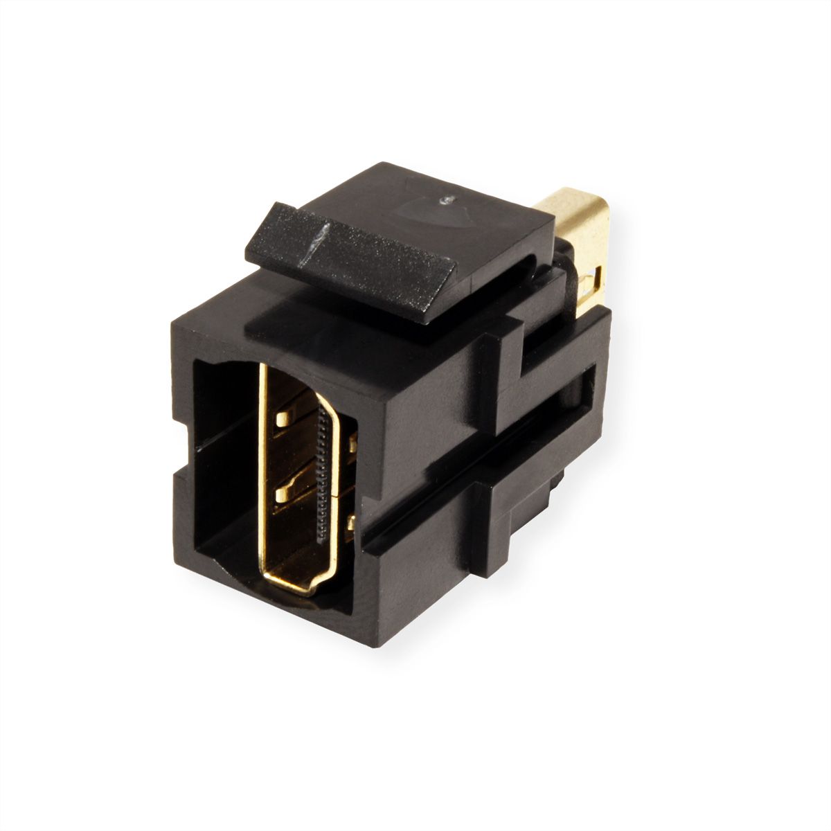 BACHMANN Keystone 4K HDMI 2.0 UHD Kupplung, Buchse-Buchse schwarz