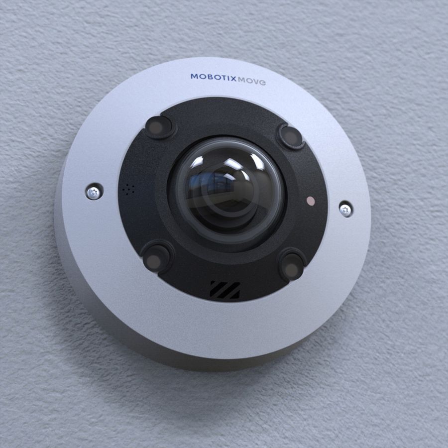 Mobotix Move Indoor Fisheye Kamera 12 MP, 180°/360°, IR-LED bis 10m