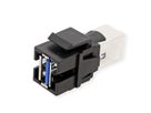 BACHMANN Keystone USB 3.0 Kupplung A/B Buchse-Buchse schwarz