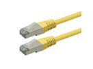 ROLINE Patchkabel Cat.6 (Class E), PoE, S/FTP (PiMF), gelb, 5 m