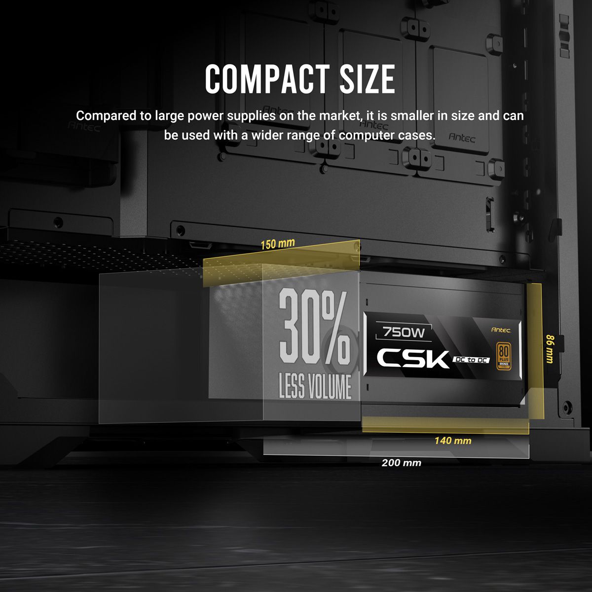 ANTEC CSK750DC EC Netzteil 750W