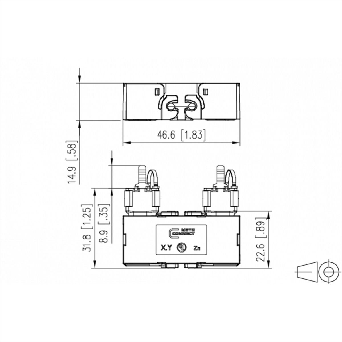 METZ CONNECT Kabelverbinder Class EA Cat.6A 360°