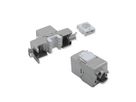 ROLINE Cat.6A (Class EA) Keystone, RJ-45, geschirmt, werkzeuglos, GHMT, silberfarben