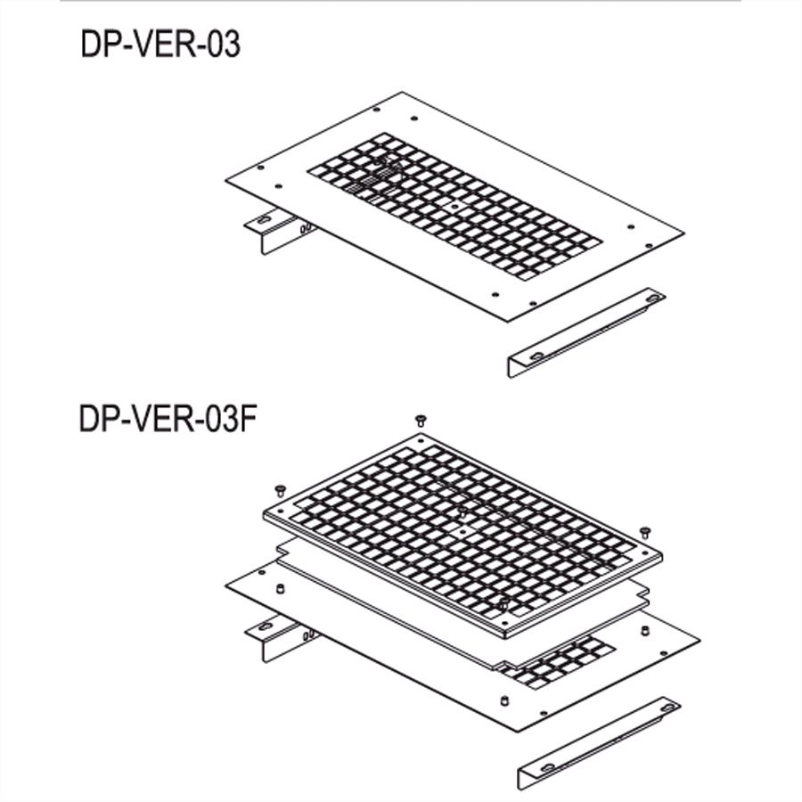 CONTEG DP-VER-03, Montagekit f. DP-VEN-03, T bis 80cm