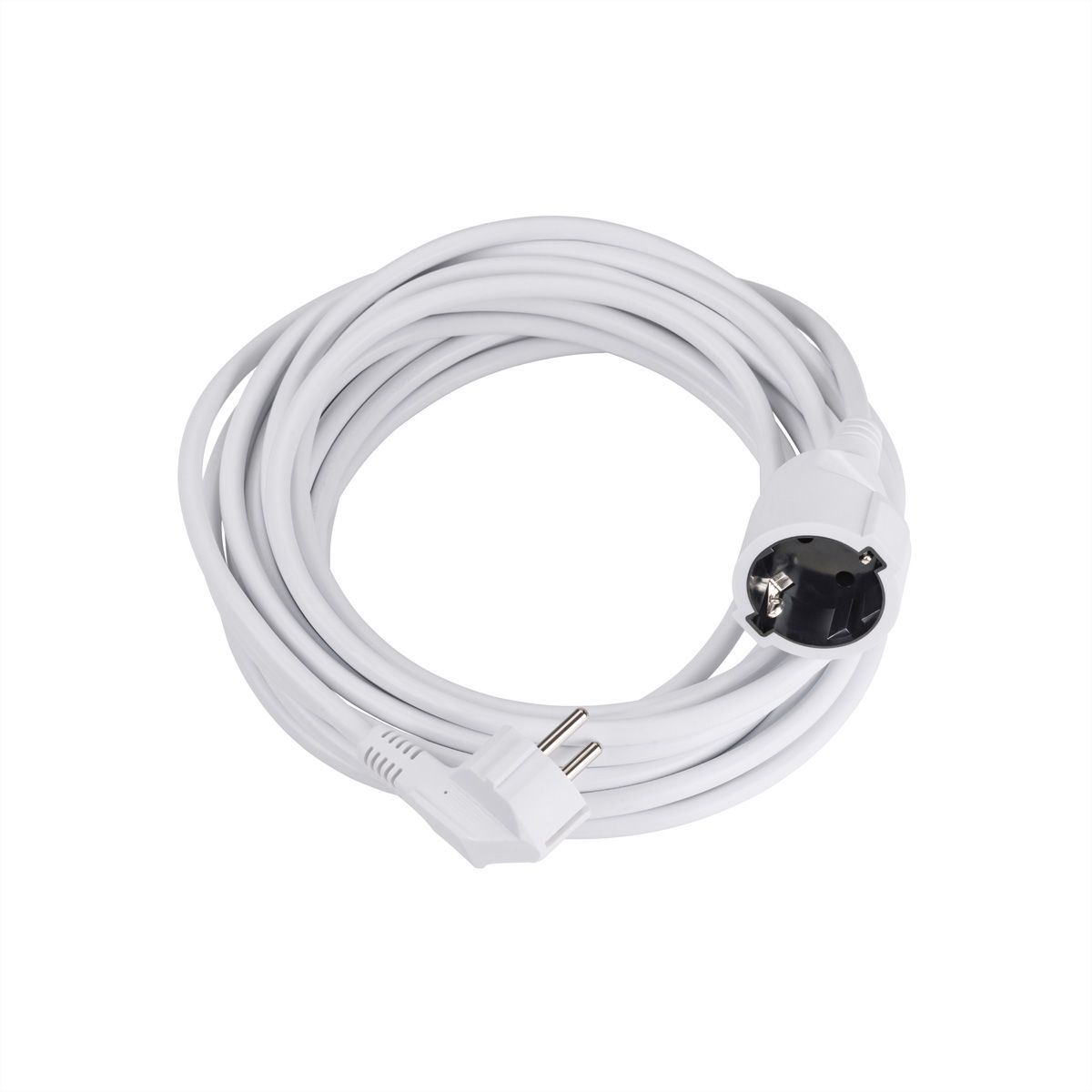BACHMANN Extension cable, Schutzkontakt 230V 10m weiss