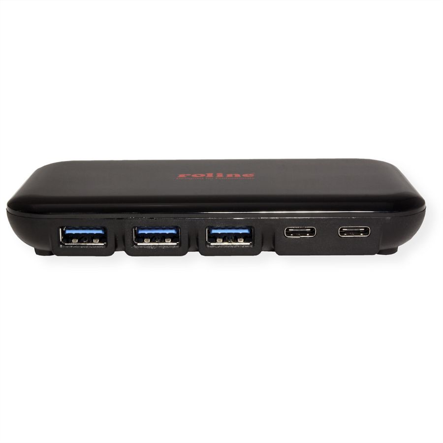 ROLINE USB 3.2 Gen 2 Hub, 7-fach (3x Typ C + 4x Typ A)