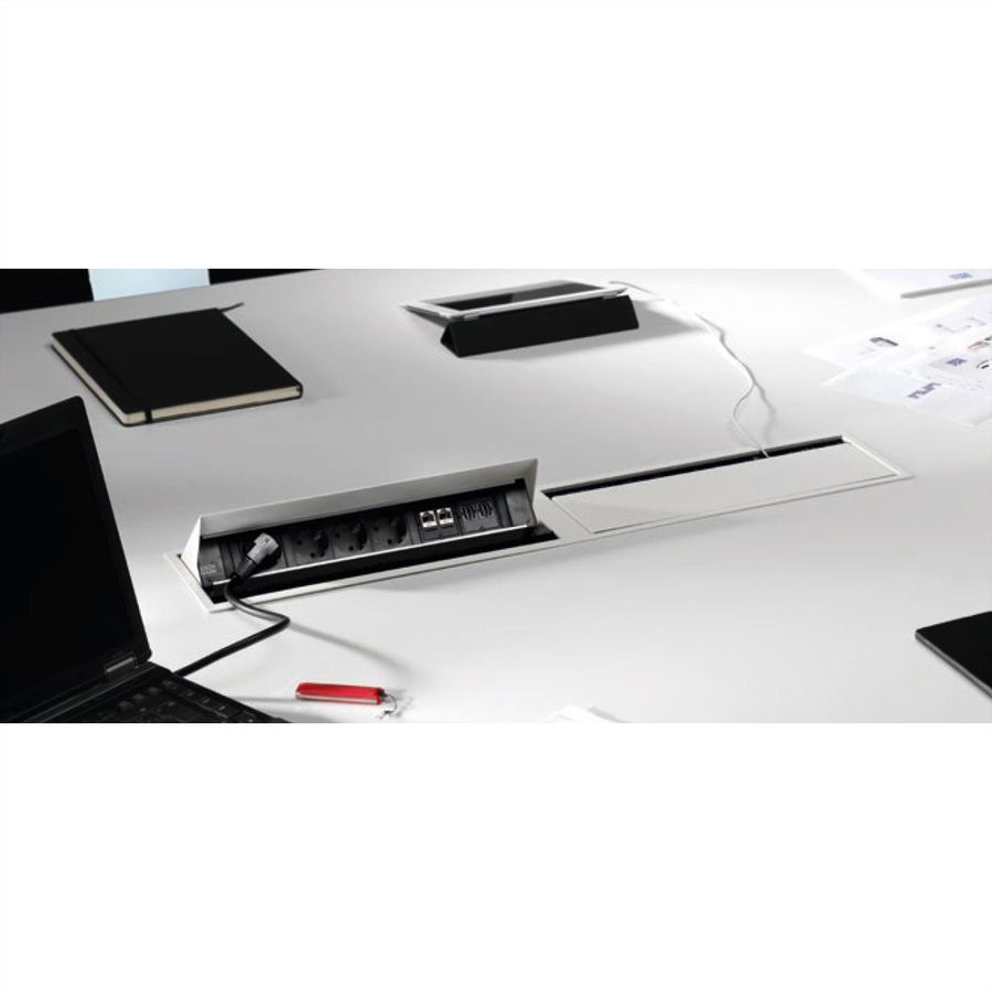 BACHMANN CONI DUO Einbaurahmen 2 x Large, grau