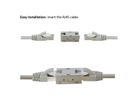 ROLINE RJ-45 Kupplung geschirmt, Kat.6A (Class EA), Metallgehäuse