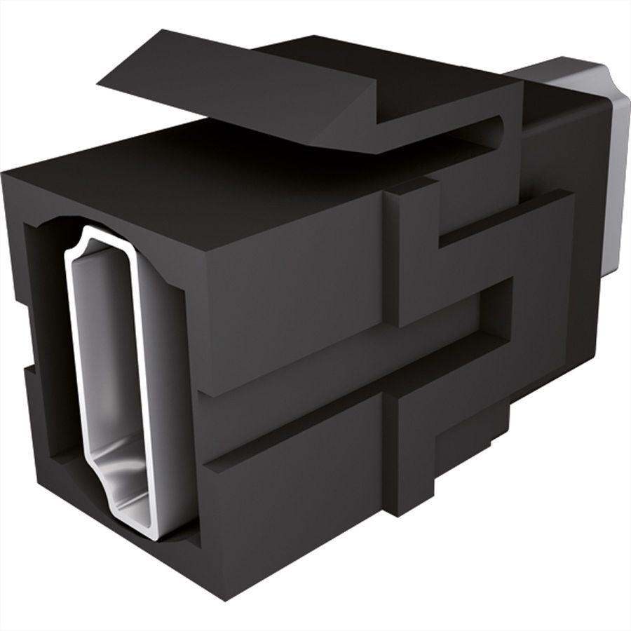 BACHMANN Keystone 4K HDMI 2.0 UHD Kupplung, Buchse-Buchse schwarz
