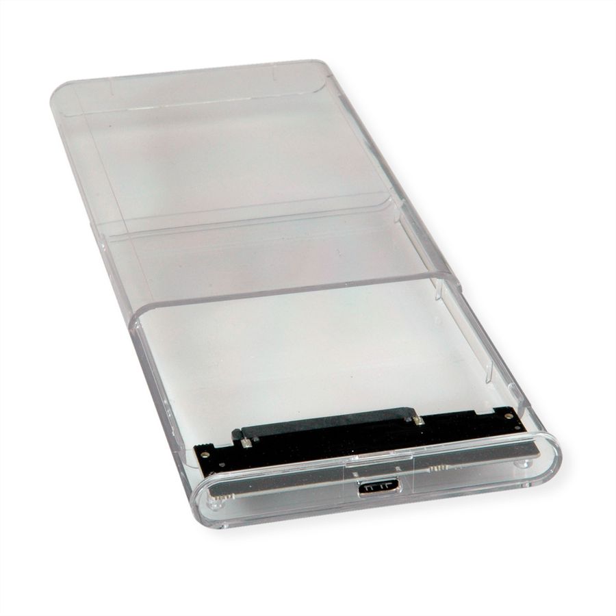VALUE Externes HDD/SSD-Gehäuse, 2,5", SATA 6.0 Gbit/s zu USB 3.2 Gen 1 Typ C