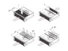 SCHROFF Lüftungsblech mit Schlauchanschlüssen, rückseitig, Aussendurchmesser 80 mm, St, 1 mm, Oberfläche AlZn