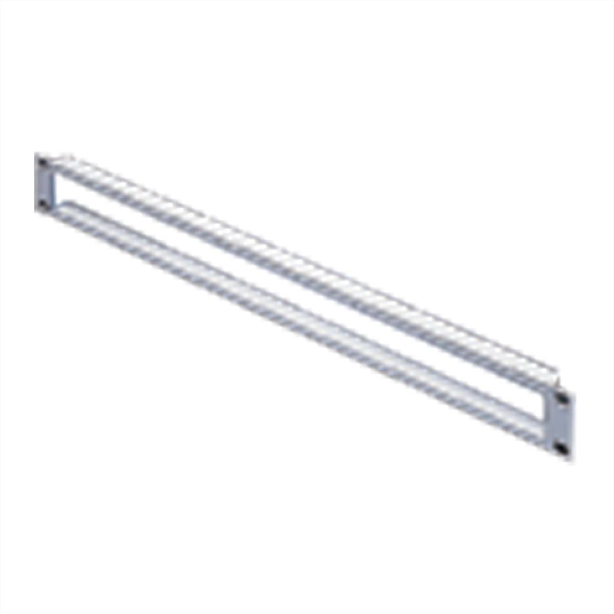 SCHROFF 19"-Kabeldurchführung - 19"PLATTE 1HE M.KAB.FHRG.(2X)