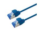 ROLINE Patchkabel Cat.6A (Class EA) S/FTP (PiMF), LSOH, PoE, blau, 5 m