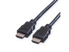 VALUE HDMI High Speed Kabel mit Ethernet, schwarz, 7,5 m