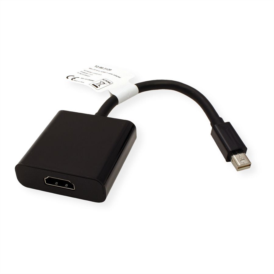 VALUE Mini DisplayPort-HDMI Adapter, Mini DP ST - HDMI BU