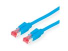 DÄTWYLER Patchkabel Kat.6 (Class E) S/FTP, CU 7702 flex LSOH, Hirose TM21, blau, 5 m