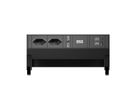 BACHMANN DESK2 2xCH 90° 1xUSB A/C 22W, 0,2m GST18 RAL9005 Schweiz