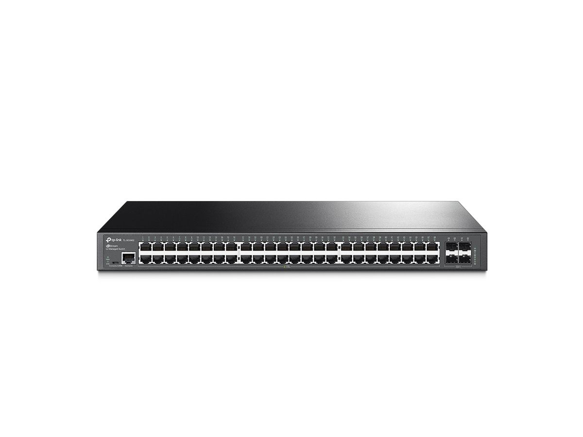 TP-Link JetStream 48-Port-Gigabit-L2-Managed-Switch mit 4 SFP-Slots