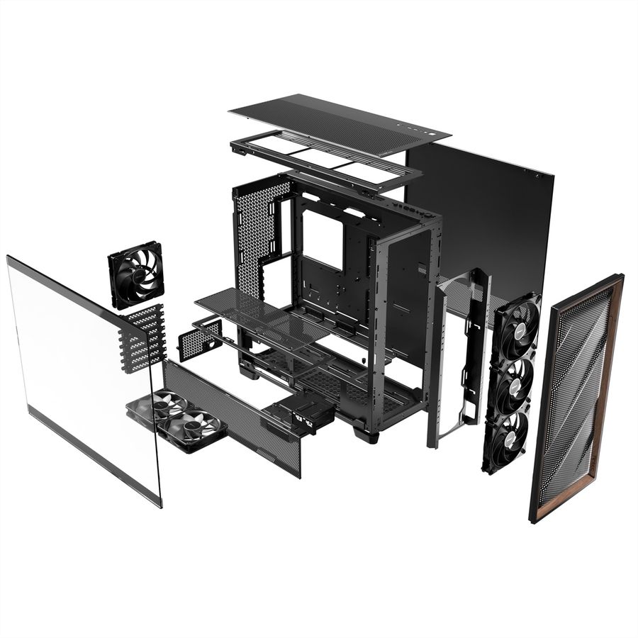 ANTEC FLUX PRO EUV PC Gehäuse Big / Full Tower ATX, schwarz