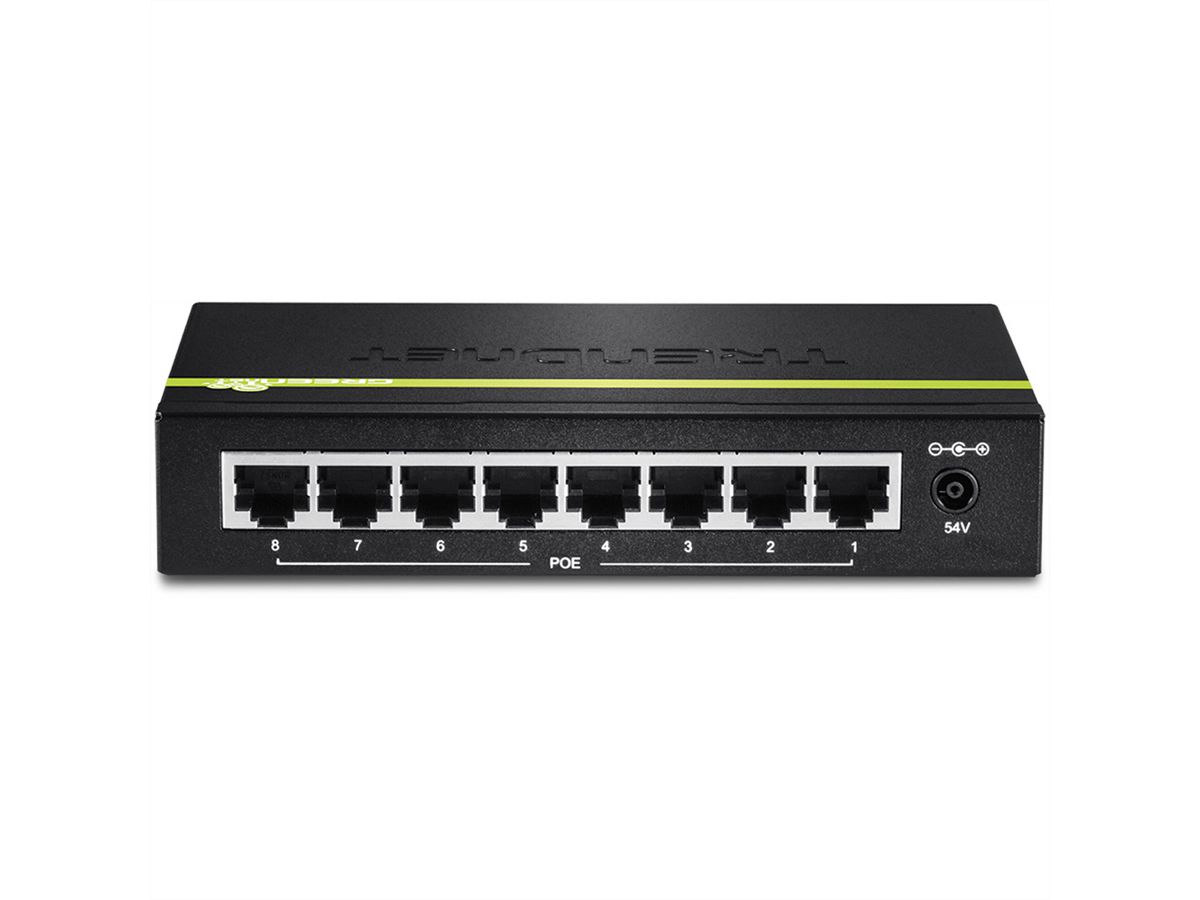 TRENDnet TPE-TG80g 8-Port PoE Switch GREENnet Gigabit