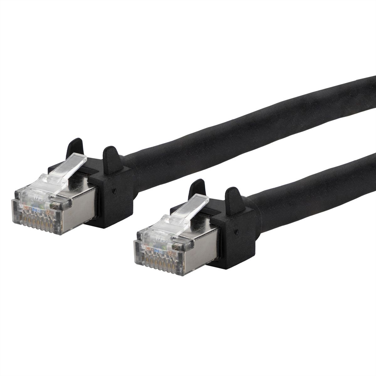 METZ CONNECT Patchkabel 6kV Flex500 Outdoor, schwarz, 2 m