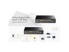 CUDY GS1010PE 8-Port Gigabit PoE+ Switch 2 Gigabit Uplink Ports 120W