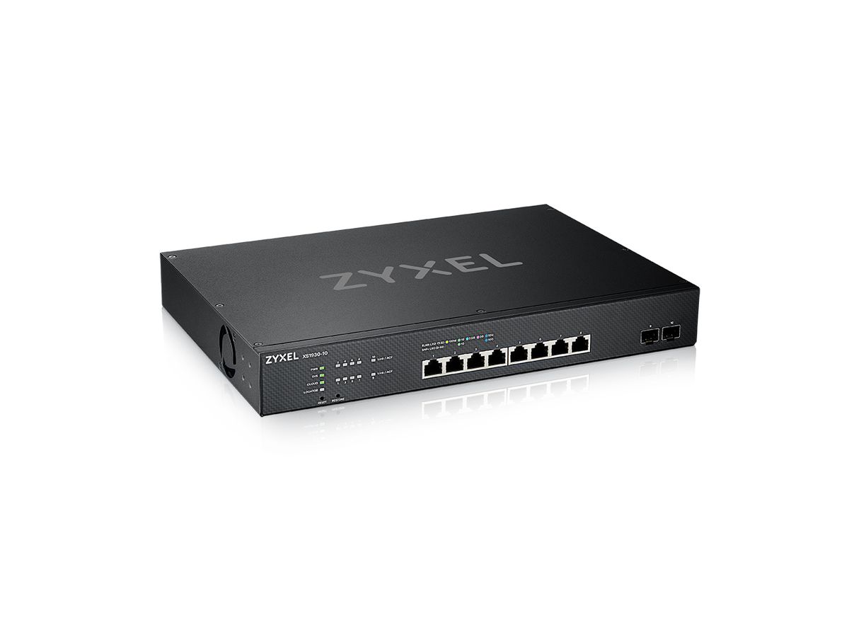Zyxel XS1930-10-ZZ0101F Netzwerk-Switch Managed L3 10G Ethernet (100/1000/10000) Schwarz