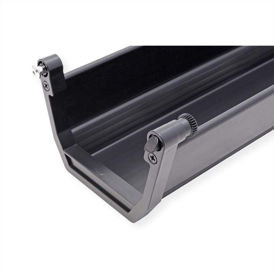 ROLINE Easy2Open Kabelkanal, Untertischmontage, schwarz, 44,9 cm