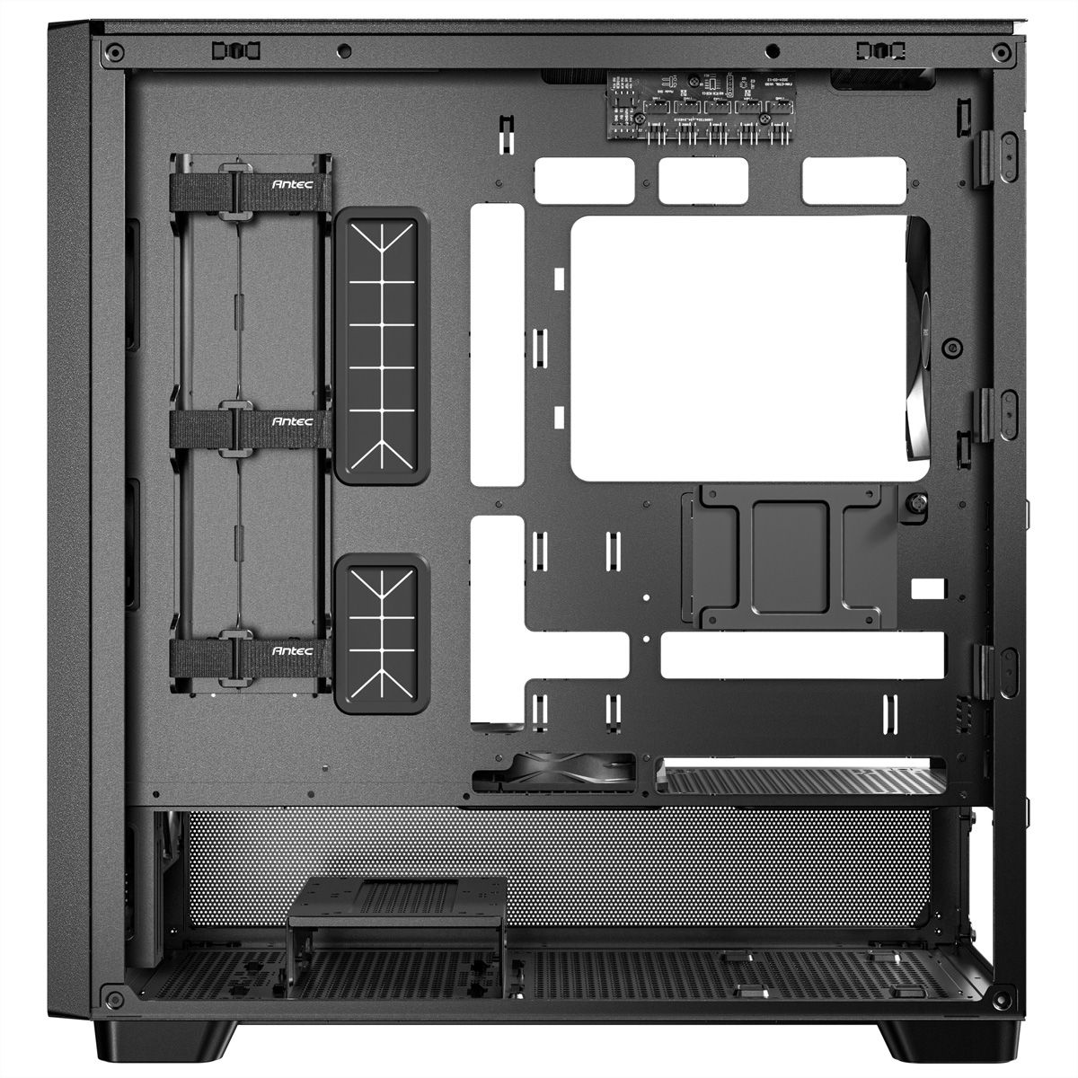 ANTEC FLUX PC Gehäuse Midi Tower Gaming ATX, schwarz