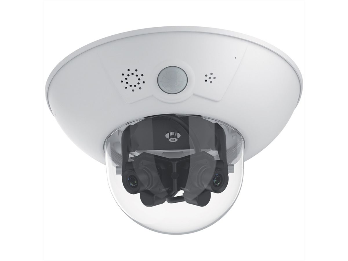 MOBOTIX D16B DualDome-Kamera 6MP mit zwei B041 Objektiven (180° Tag Panorama)