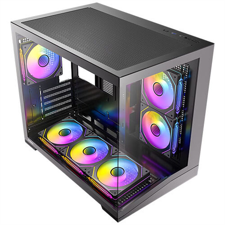 ANTEC CX M3 ARGB B PC Case, Mini-Tower microATX, schwarz