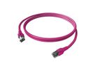 EasyLan FlexBoot Patchkabel Kat.6A, S/FTP, violett, 1 m