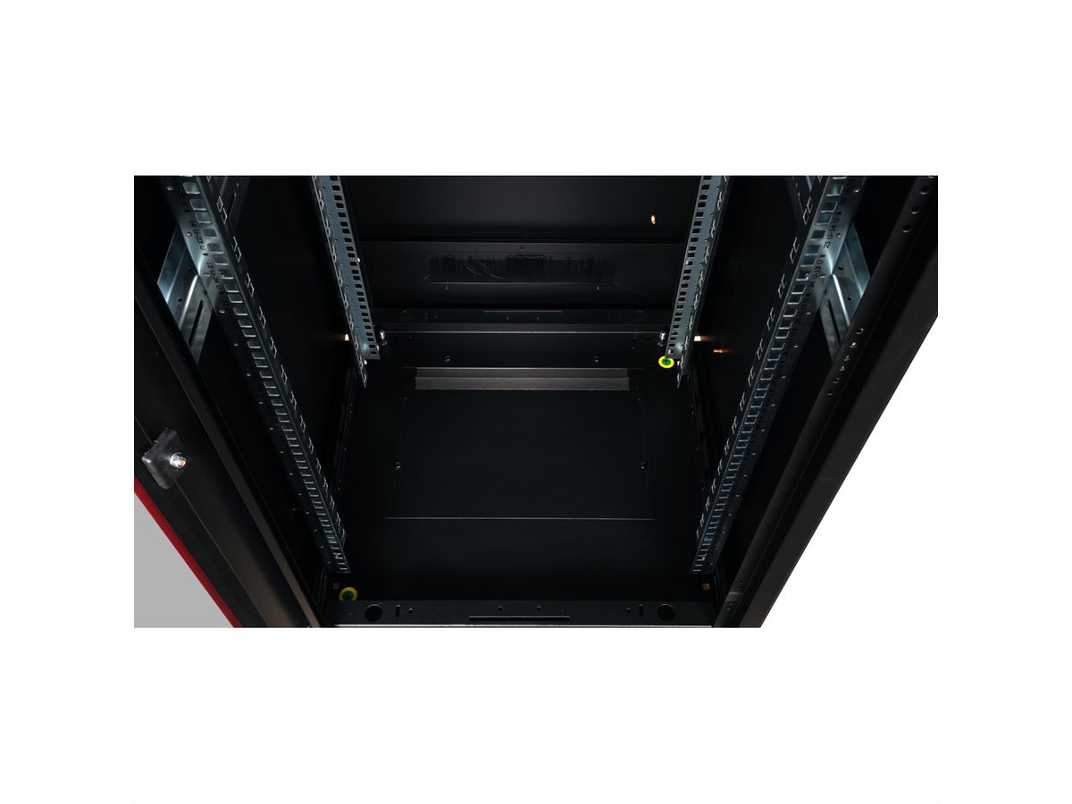 ROLINE 19-Zoll Netzwerkschrank Pro 36 HE, 600x800 BxT Glastür schwarz
