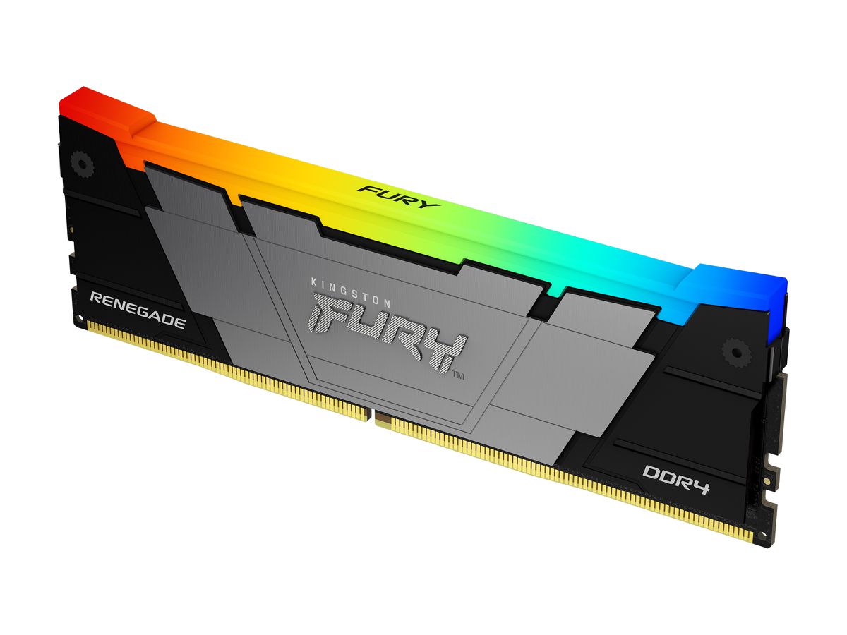 Kingston Technology FURY 16GB 3600MT/s DDR4 CL16 DIMM 1Gx8 Renegade RGB