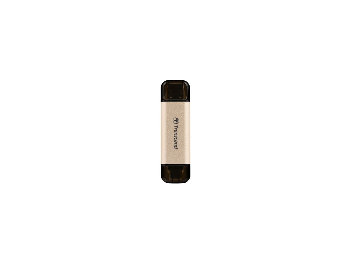 Transcend JetFlash 930C USB-Stick 128 GB USB Type-A / USB Type-C 3.2 Gen 1 (3.1 Gen 1) Gold