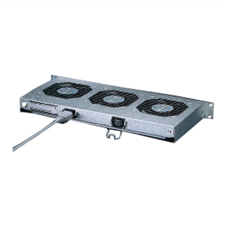 SCHROFF 19" Umlüfter, 6 Ventilatoren, 1 HE - UMLUEFTER 19"O.SCH. 115V