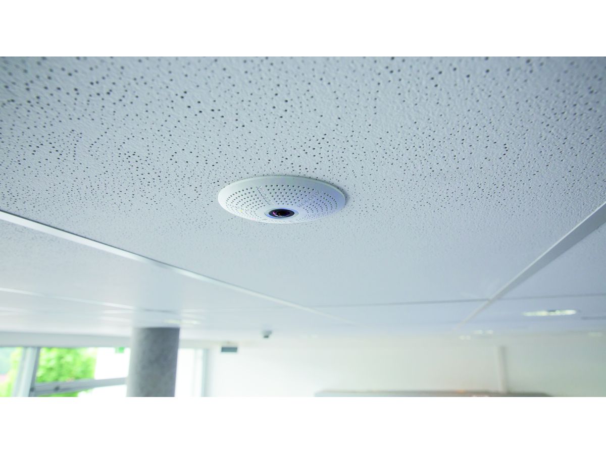 MOBOTIX c26B-Deckenkamera 6MP ohne Objektiv für den Inneneinsatz bei Nacht, IP20 und IK06