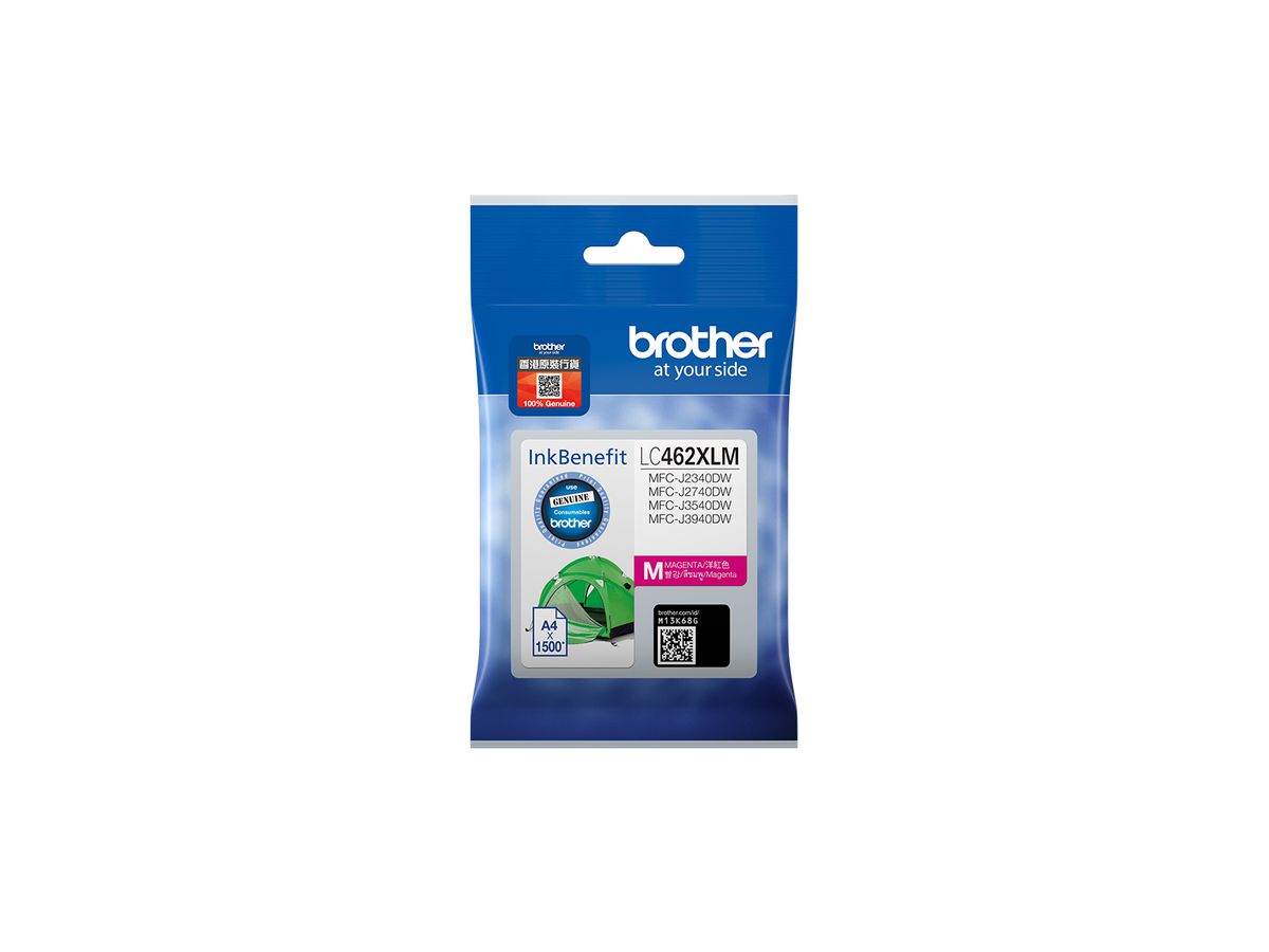 Brother LC462XLM Druckerpatrone 1 Stück(e) Original Hohe (XL-) Ausbeute Magenta