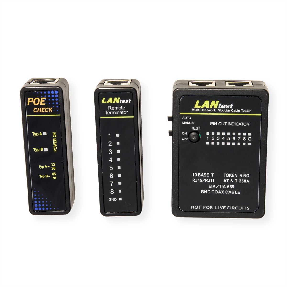 VALUE LANtest Multi-Network Kabel- & PoE-Tester