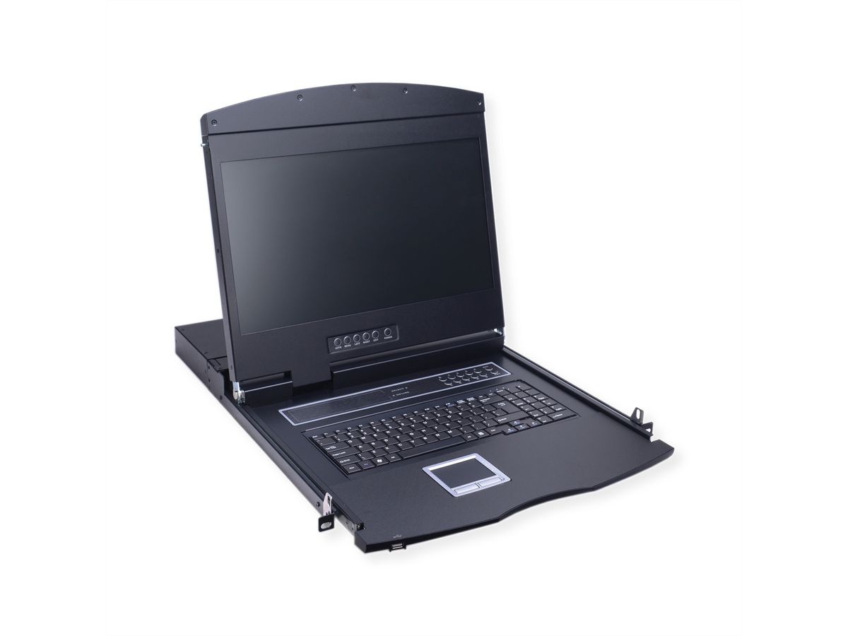VALUE 19"-KVM-Konsole, 48 cm (19") TFT (16:9), VGA, USB, DE-Layout