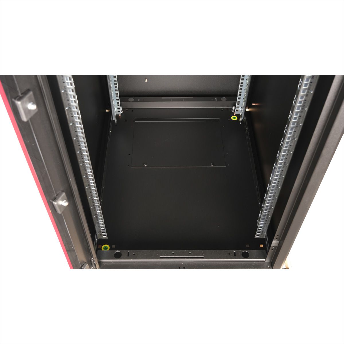 ROLINE 19-Zoll Netzwerkschrank Basic 22 HE, 600x800 BxT Glastür schwarz