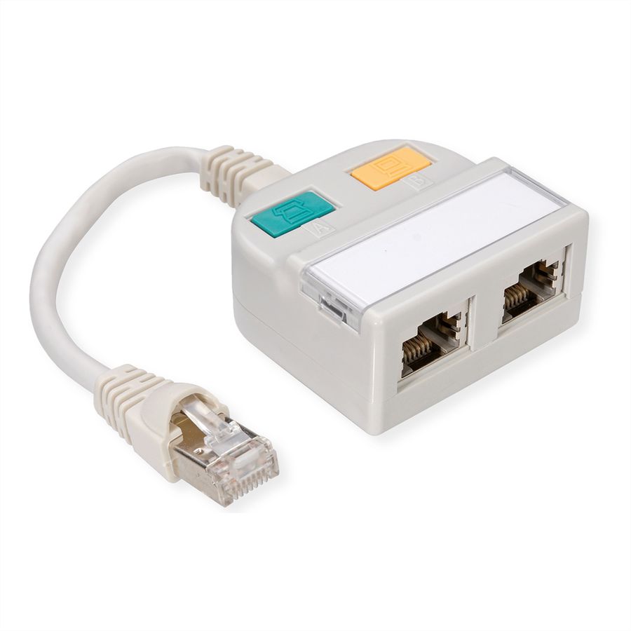 TELEGÄRTNER T-Adapter, Ausgang auf 10Base-T/ISDN