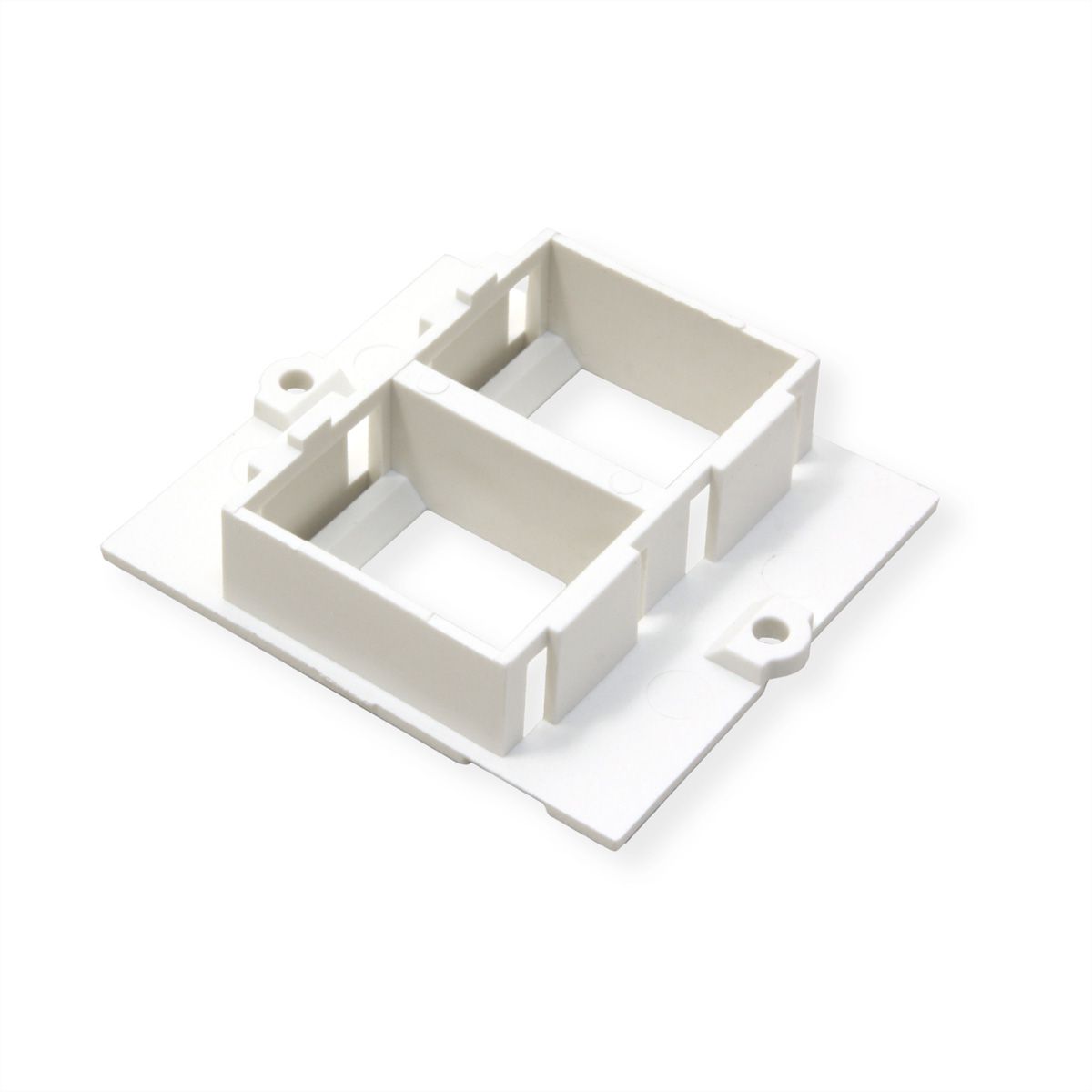 BACHMANN Custom Modul Rahmen 2x Keystone, weiß