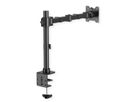 VALUE Schwerlast-LCD-Arm, Trägerstange, 4 Gelenke, Tischmontage, bis 20kg