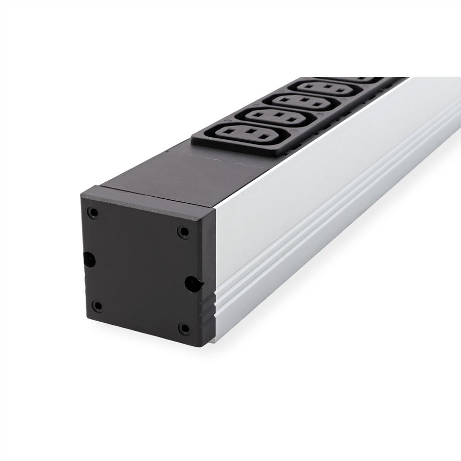 BACHMANN Steckdosenleiste 19" 1HE 12x C13 Buchse, Schutzkontakt-Stecker