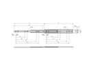 SCHROFF Universal 2 HE, Schwerlast Teleskopschiene - TELESKOPSCH.UNI.2HE 400T(2X)