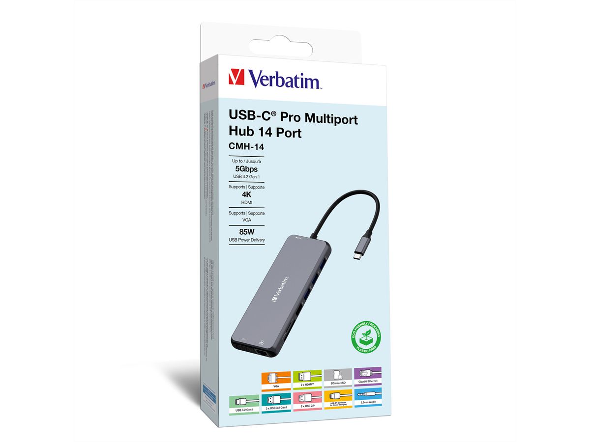 VERBATIM USB-C Multiport CMH-14